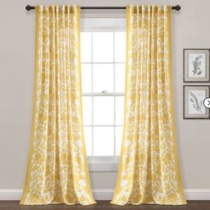 Cynthia Rowley curtain set of 2 - 96” x 50”